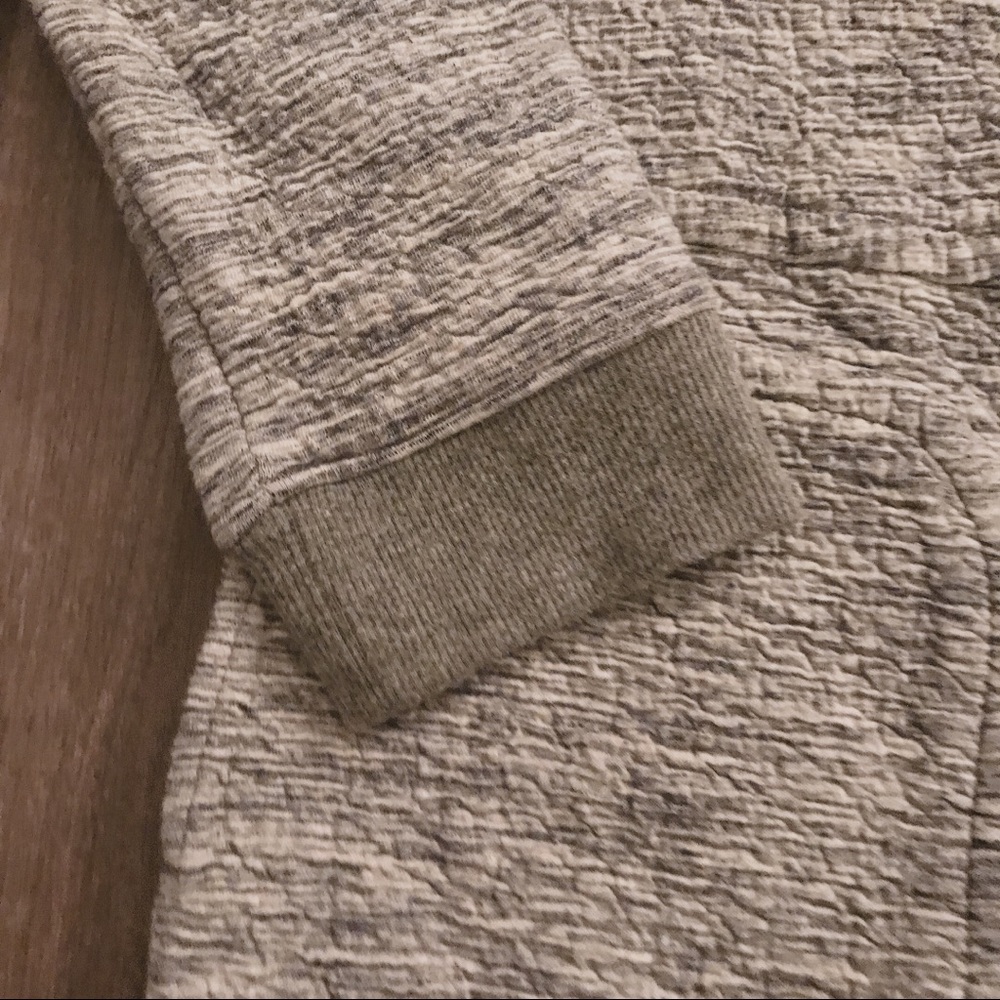 White & Warren long-sleeve heathered gray dress - Picture 8 of 15